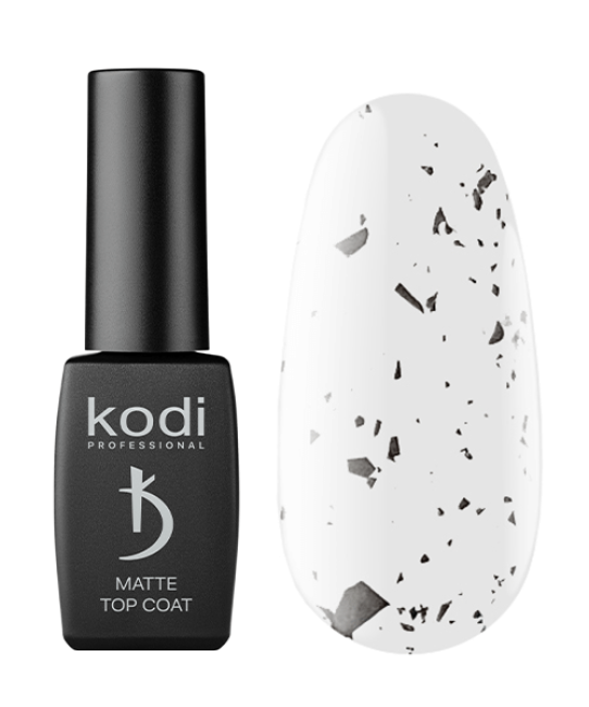 Matte Top Coat for Gel Polish without sticky layer, 8 ml - Art 01, Kodi professional 
